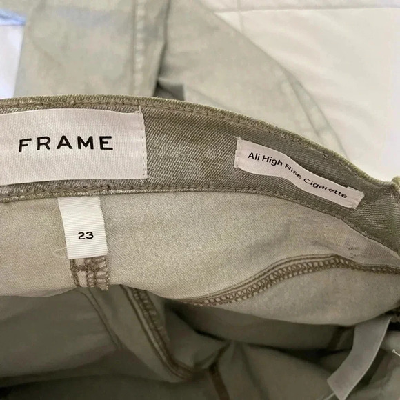 Frame Ali Highrise metallic coated denim - Picture 9 of 11